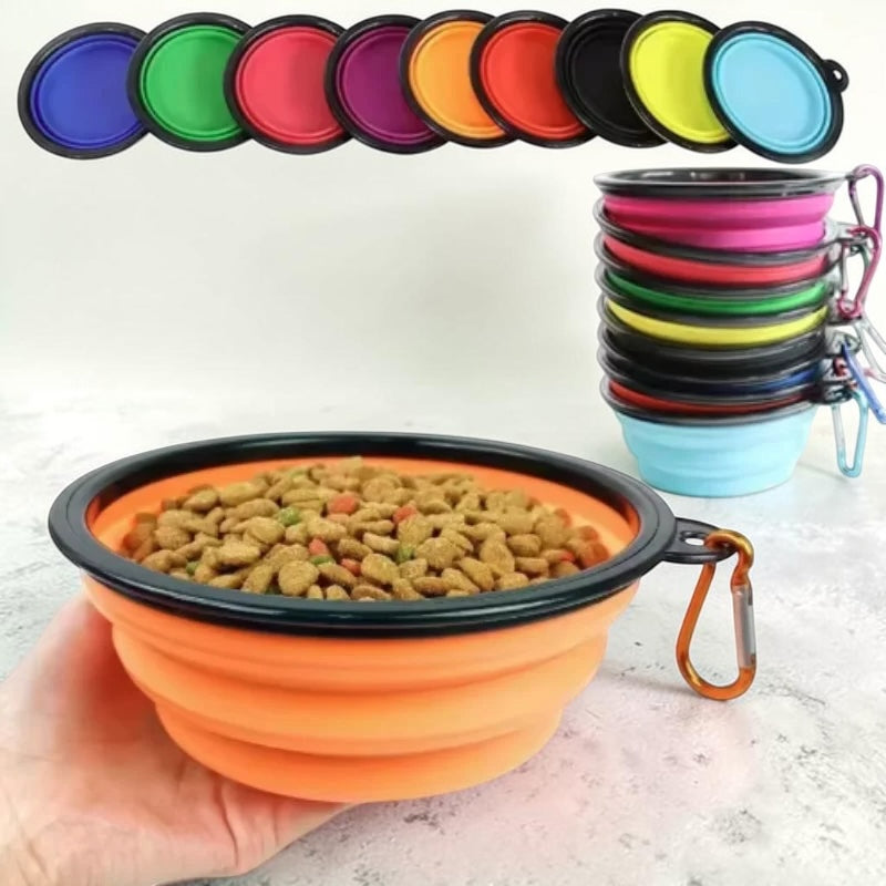Collapsible Portable Pet Travel Bowl