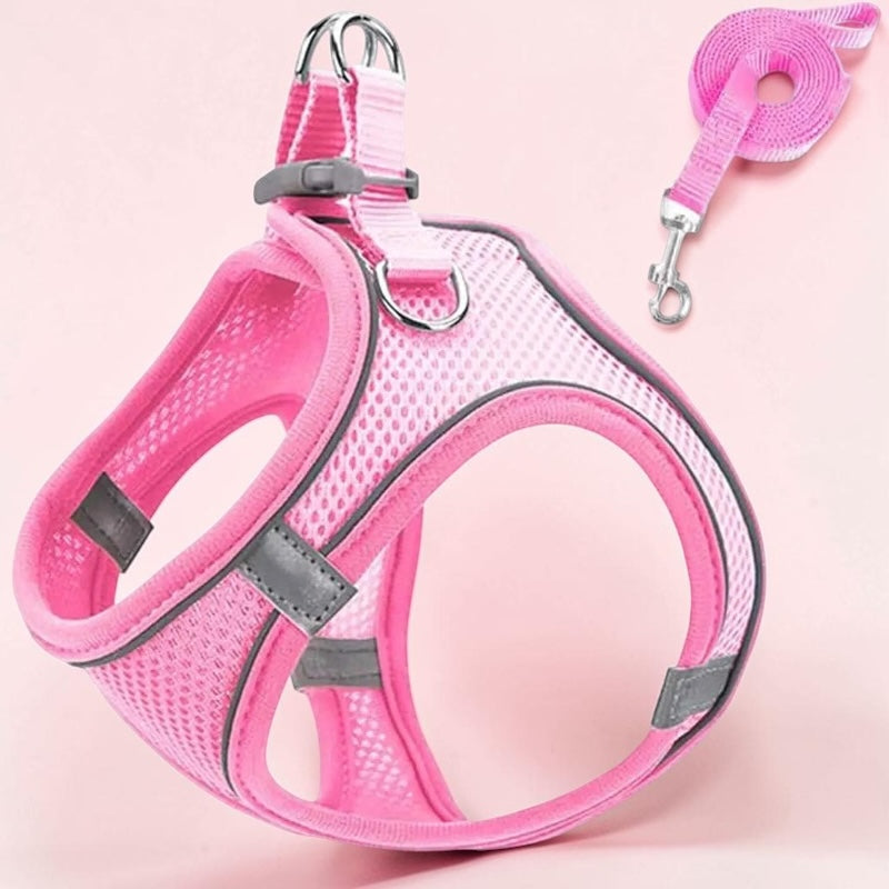 Soft Mesh Adjustable Dog & Cat Harness Vest