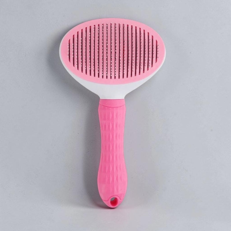 Anti-Slip Pet Grooming Brush with Needle Comb