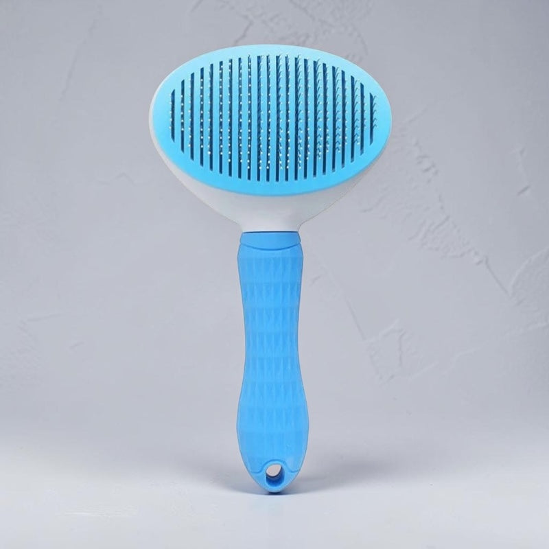 Anti-Slip Pet Grooming Brush with Needle Comb