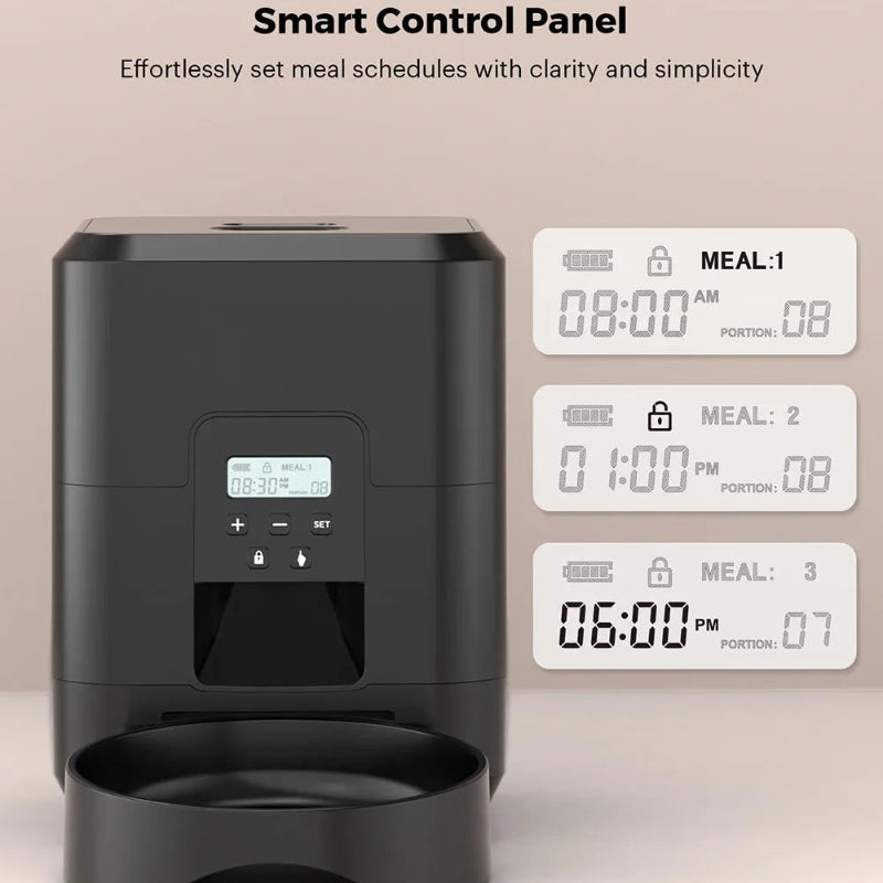 Automatic Pet Feeder with Timer & Portion Control