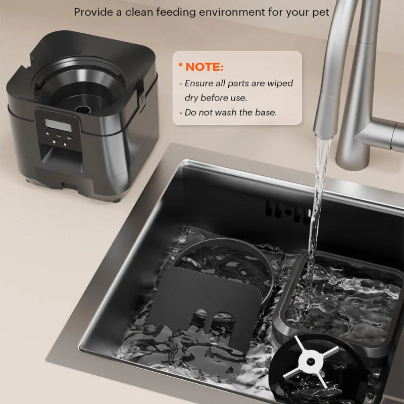 Automatic Pet Feeder with Timer & Portion Control