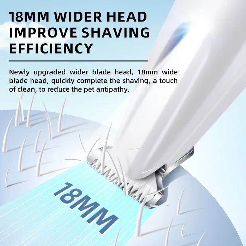 Type-C Rechargeable Waterproof Pet Paw Trimmer
