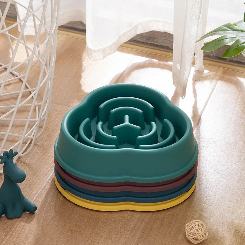 Spiral Silicone Pet Slow Feeder Bowl